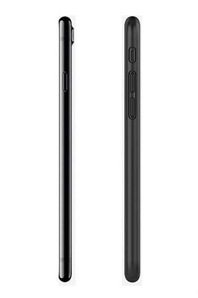 No branded Carcasă Apple iPhone 7 Ipaky Full Cover 360 Neagră + Folie de Protecție