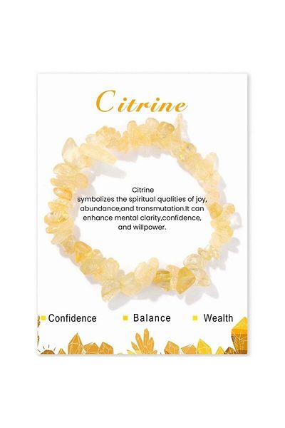 Perlavita Career Summit - Citrine Intention Bracelet for Promotion and Success