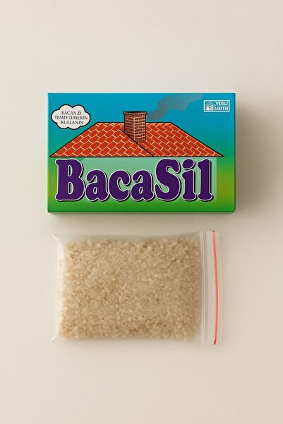 TR Bacasil Baca Temizleyici Kurum Giderici, Baca Açıcı, Sobaya Uygun Temizlik Tozu 1 Adet