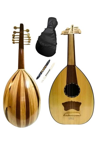 alkaraz music Educational Musical Oud with Bag and Two Picks for Beginners and Hobbyists