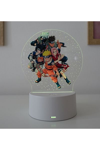 ILUMISHOP LED Night Light, anime Naruto, Naruto Team, 16 Colors, with remote control