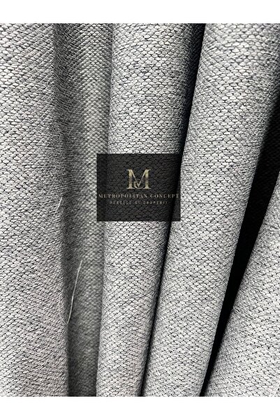 Metropolitan Concept Set of 2 blackout curtains in linen texture, worked on 10 cm wide rejansa