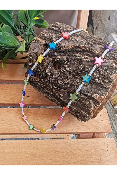 elbi bijuteri Colorful Design Necklace