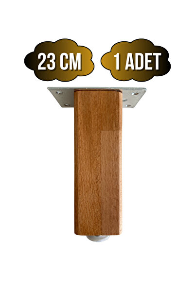 GOLDENWOODEN Podesivi drveni nogovi za stol i ormarić Castle (BEACH WOOD) (BE...
