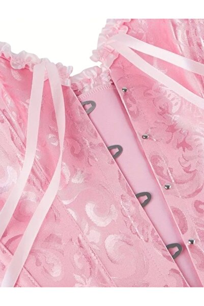 G&H UNDERWEAR Vintage Pink Corset String Set