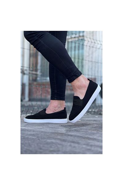 aradimtaradim Benorra Wg061 Black Knitwear Babet Men's Casual Shoes