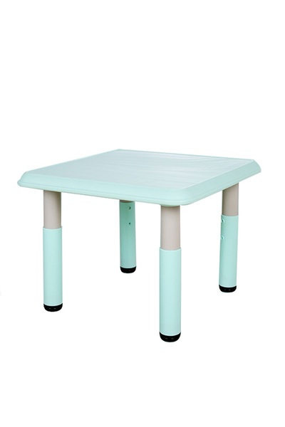 Nichiduta Masuta din plastic pentru copii 60x60 cm cu inaltime reglabila pe 7...