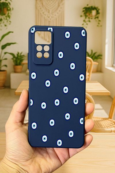 Vip Case Redmi Note 11 Pro/Note 12 Pro 4G غطاء حماية مطاطي من السيليكون ممتص للصدمات مع نمط خرزة شريرة277