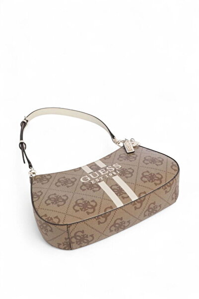 Guess Γυναικεία τσάντα ώμου Noelle II καφέ HWOS9672180