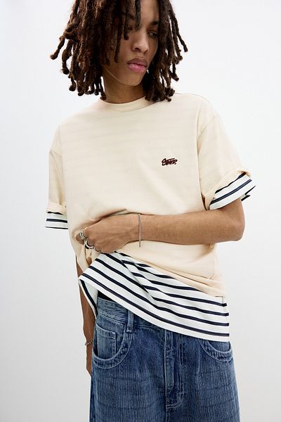 Pull & Bear T-shirt with STWD logo