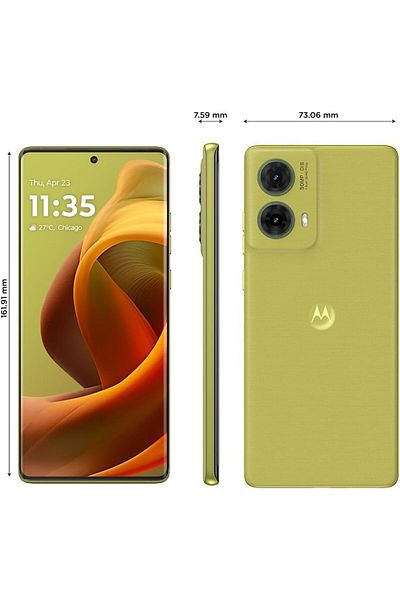Motorola موتو جي 85 5 جي ثنائي الشريحة، ذاكرة وصول عشوائي (RAM) سعة 8 جيجابايت، وذاكرة قراءة فقط (ROM) سعة 256 جيجابايت، لون أخضر زيتوني - إصدار عالمي