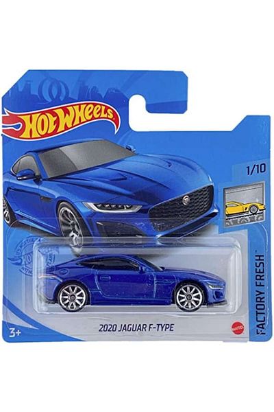 HOT WHEELS Masinuta Metalica Hot Wheels, Jaguar F-TYPE, Albastru, 1:64