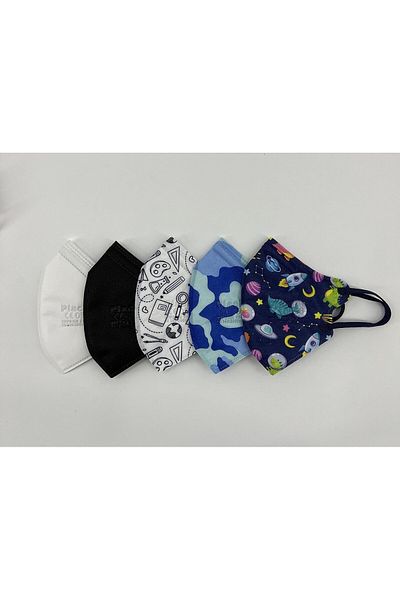 Medicinadellavoro Set de 20 măști de protecție, multicolore, 10,5 x 13 cm