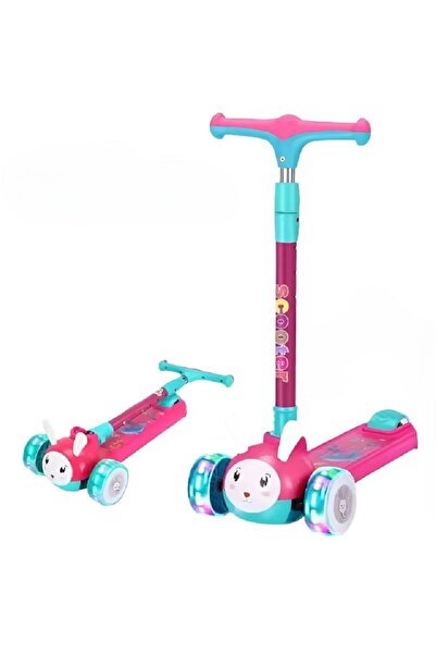 rexa سكوتر للأطفال متعدد الوظائف قابل للطي بثلاث عجلات