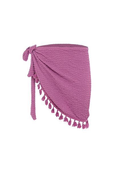 Eight Fashion Women's Pareo Tassel Colorful Beach Wear