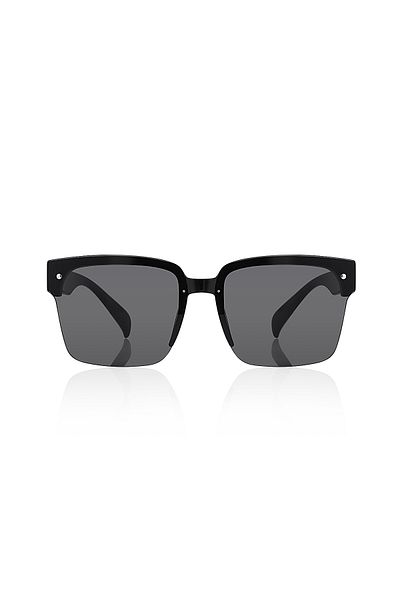 Kinary New Style Unisex Sunglasses with Uv400 Protection Black 1089