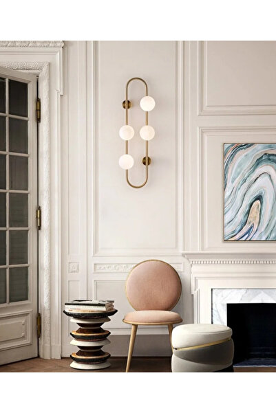 LUXXO Aplica Galilei, 4xG9, aluminiu, sticla, 72x24x15cm