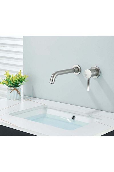 CasaVie Stev S1204 washbasin mixer, wall-mounted, code 1204