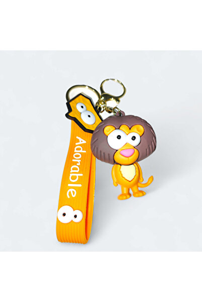 LOVELOTUS تصميمات سلسلة المفاتيح والمحفظة مناسبة لجميع الأعمار (مع شكل الأسد)