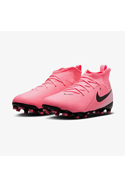Nike Phantom Luna II Academy Bilekli Çocuk Pembe Halı Saha Kramponu PEMBE