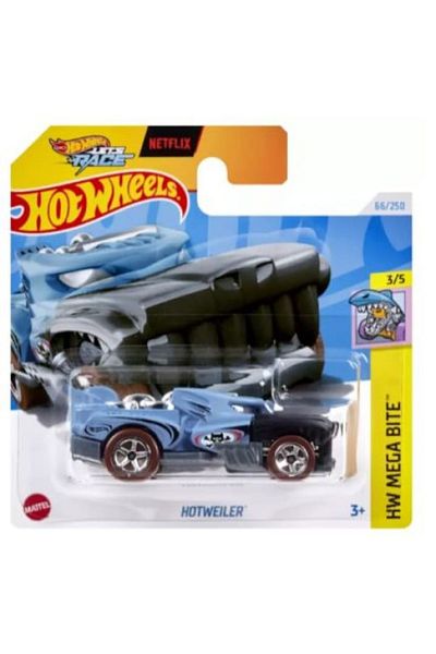 HOT WHEELS Masinuta metalica Hot Wheels, Hotweiler, Albastru, 1:64