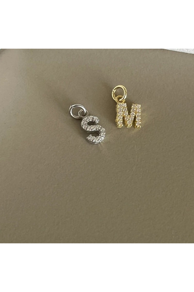 sirius jewelry 925 Gümüş | Ekstra Charm / Harf Kolye Ucu