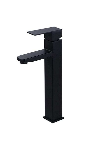 CasaVie Black washbasin mixer, made of brass, with countertop mounting, code 1257