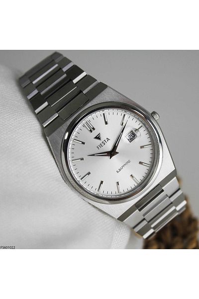 Fiesta Fs601022 Men's Wrist Watch with Steel Band