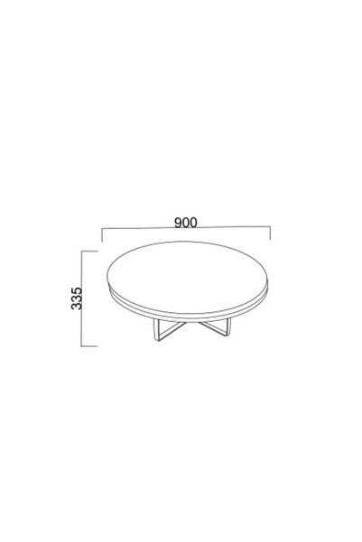 Bellona Masuta de cafea rotunda Veronica