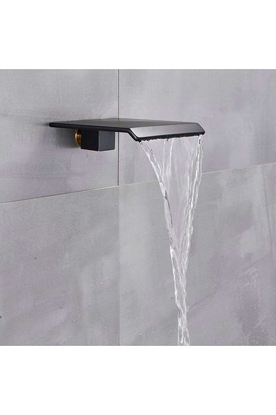CasaVie Schick washbasin mixer, recessed in the wall, matte black, code 1370