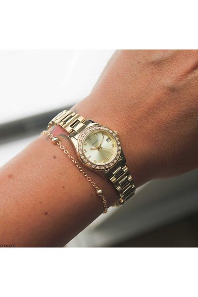 Chaperone Ch002337 Women's Wrist Watch with Steel Band