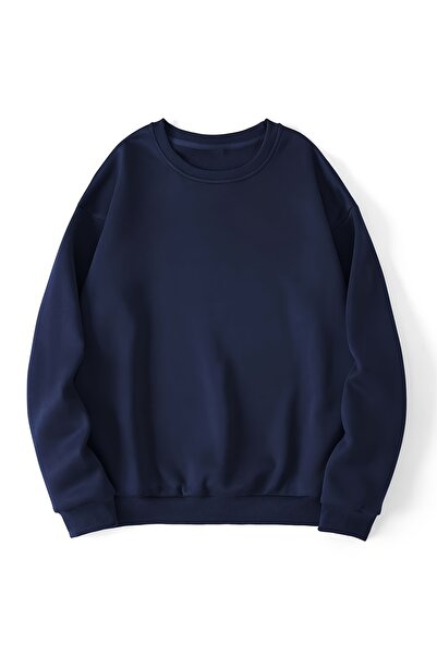 Jakinta Outdoors Unisex Sıfır Yaka Basic Sweatshirt XS-6XL Şardonlu 2 İplik