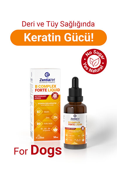 zentiavet B Complex Köpekler için Tüy Dökülmesi Azaltıcı, Tüy Döküm Önleyici ...