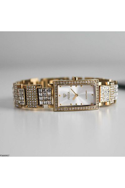 Fiesta FS600957 ساعة يد نسائية بسوار فولاذي