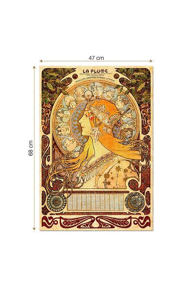 D-Toys Alphonse Mucha Puzzle - Adult Puzzle 1000 Pieces - Zodiac