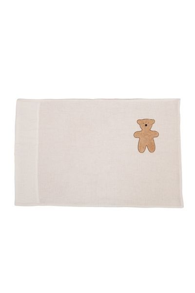 CHILDHOME Husa pilota si fata de perna 100x140 cm, Jerse/Muselina Tedy