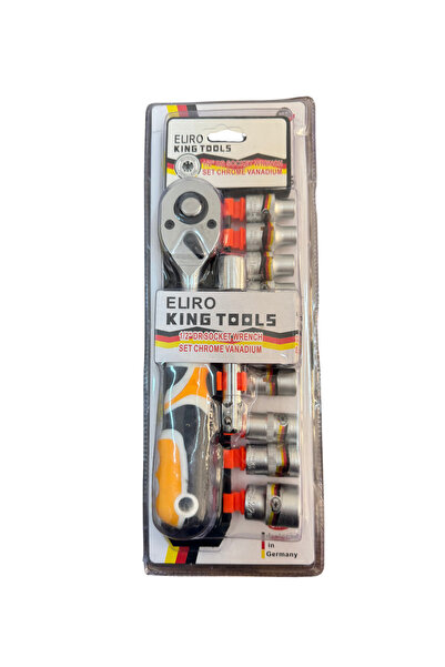 Hırdavat 8 Parça A Kalite Set 1/2'' Cırcırlı Lokma Takımı