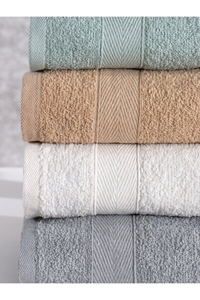 Elvira Home Collection Eh Набір з 4 бавовняних рушників для рук і обличчя, щоденні рушники для весільного приданого