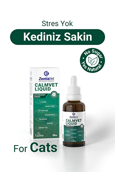 zentiavet Kedi sakinleştirici Damla Calming, Rahatlatıcı, Stres, Anksiyete, R...
