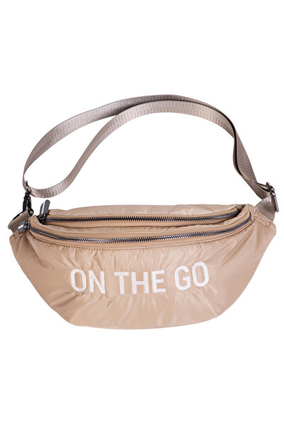 CHILDHOME Καπιτονέ Τσάντα Banana On The Go Μπεζ