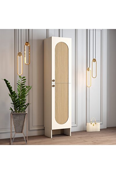 Variant Mobilya Palermo L Portmanto V106 - Gölge Çizgili Meşe