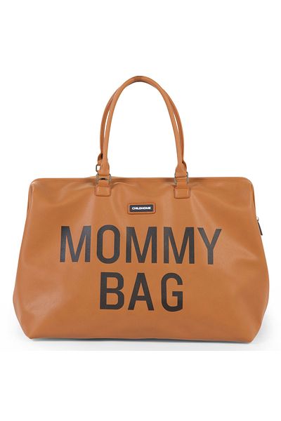 CHILDHOME Geanta de infasat Mommy Bag piele ecologica Maro
