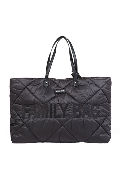 CHILDHOME Καπιτονέ Οικογενειακή Τσάντα Μαύρη