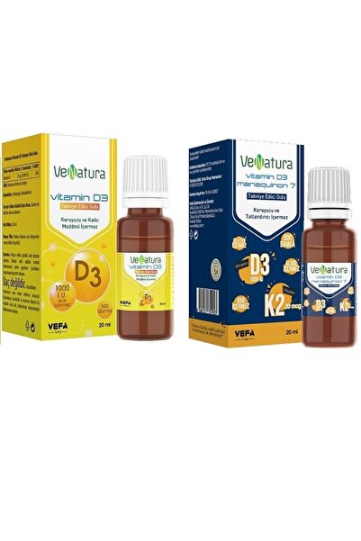 VeNatura قطرات فيتامين د3 20 مل - فيناتورا د3 ك2 قطرات 20 مل