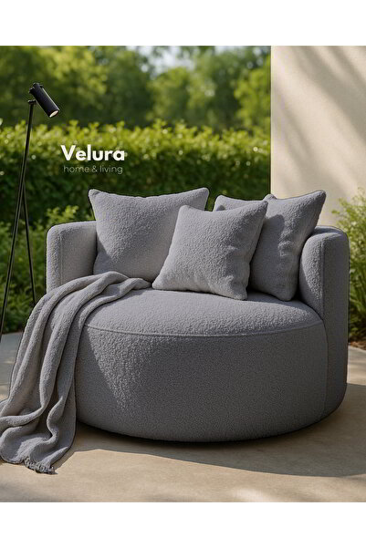 Velura Home & Living Miz Berjer & Puf & Armut & Tekli Koltuk & Dinlenme Koltu...