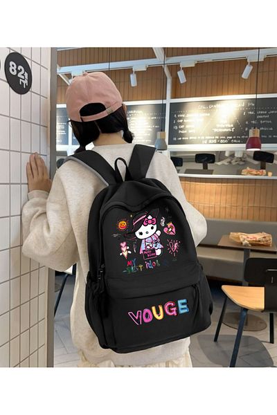 Toum Sanrio Series Printed Backpack School Bag