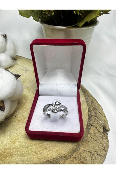 Mutenaura Zircon Stone Princess Ring Adjustable