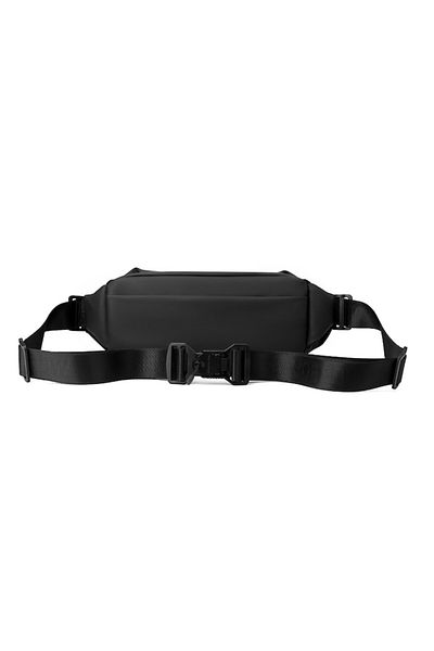 OBRALIX Borseta, geanta umar, 4 buzunare, 36 x 13 x 9 cm, unisex, neagra,