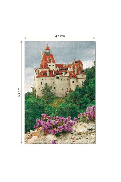 D-Toys Bran Castle Puzzle by day - Adult Puzzle 1000 pieces - Images from Romania