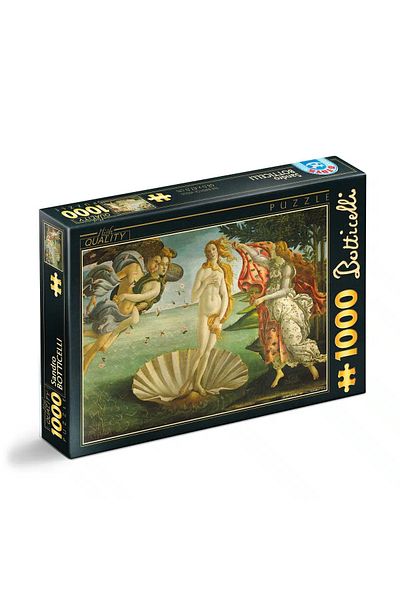 D-Toys Sandro Botticelli Puzzle - Adult Puzzle 1000 Pieces - The Birth of Venus/The Birth of Venus